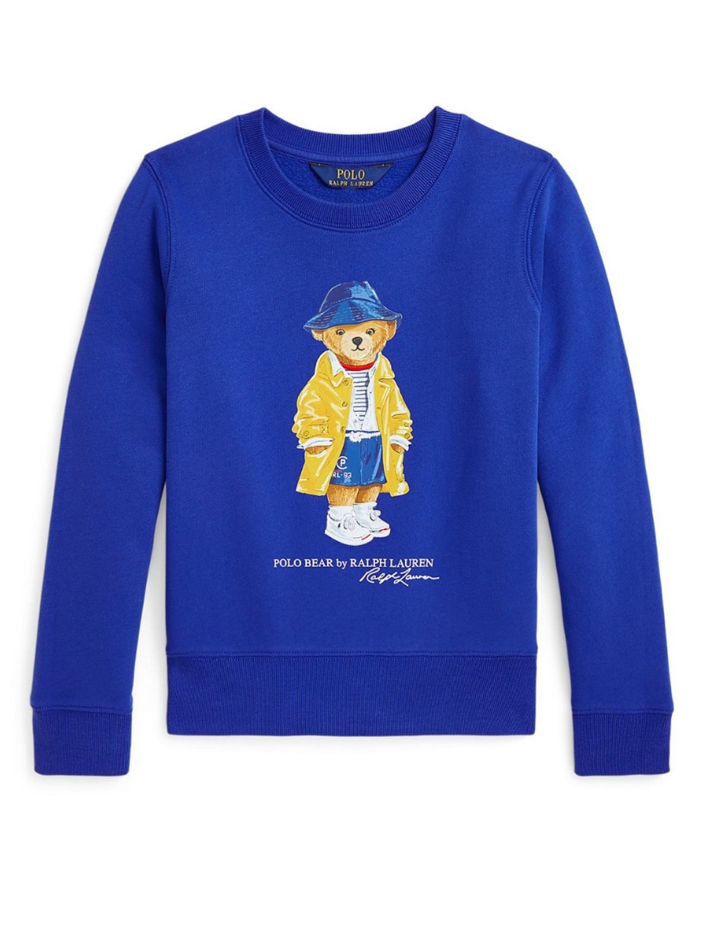 Polo by Ralph Lauren Royal Blue Crewneck with Polo Bear Graphic